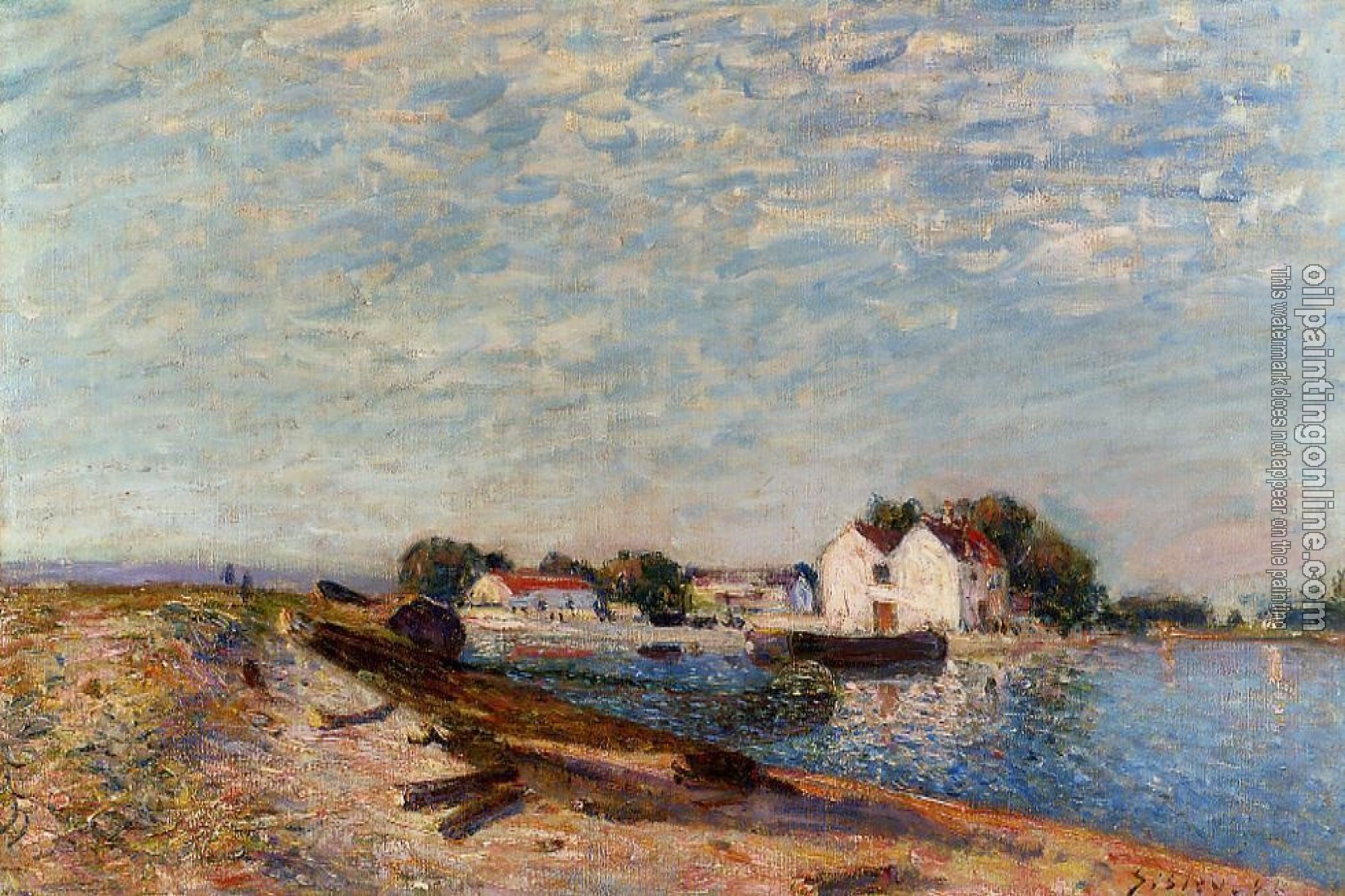 Sisley, Alfred - Saint-Mammes Dam